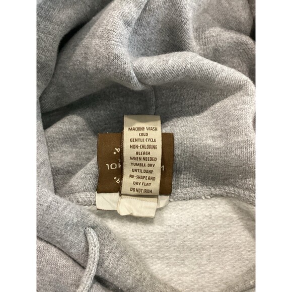 Jon Lauren Apparel Sweatshirt Unisex Size L Color Gray Blue Lock Pullover Hoodie - Picture 7 of 9